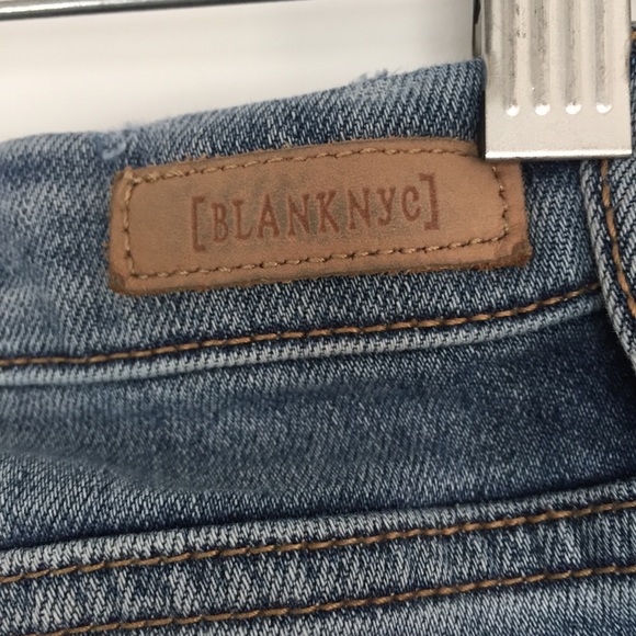 Blanknyc Embroidered Tassel-Hem Jeans Waist 29” - Picture 7 of 12